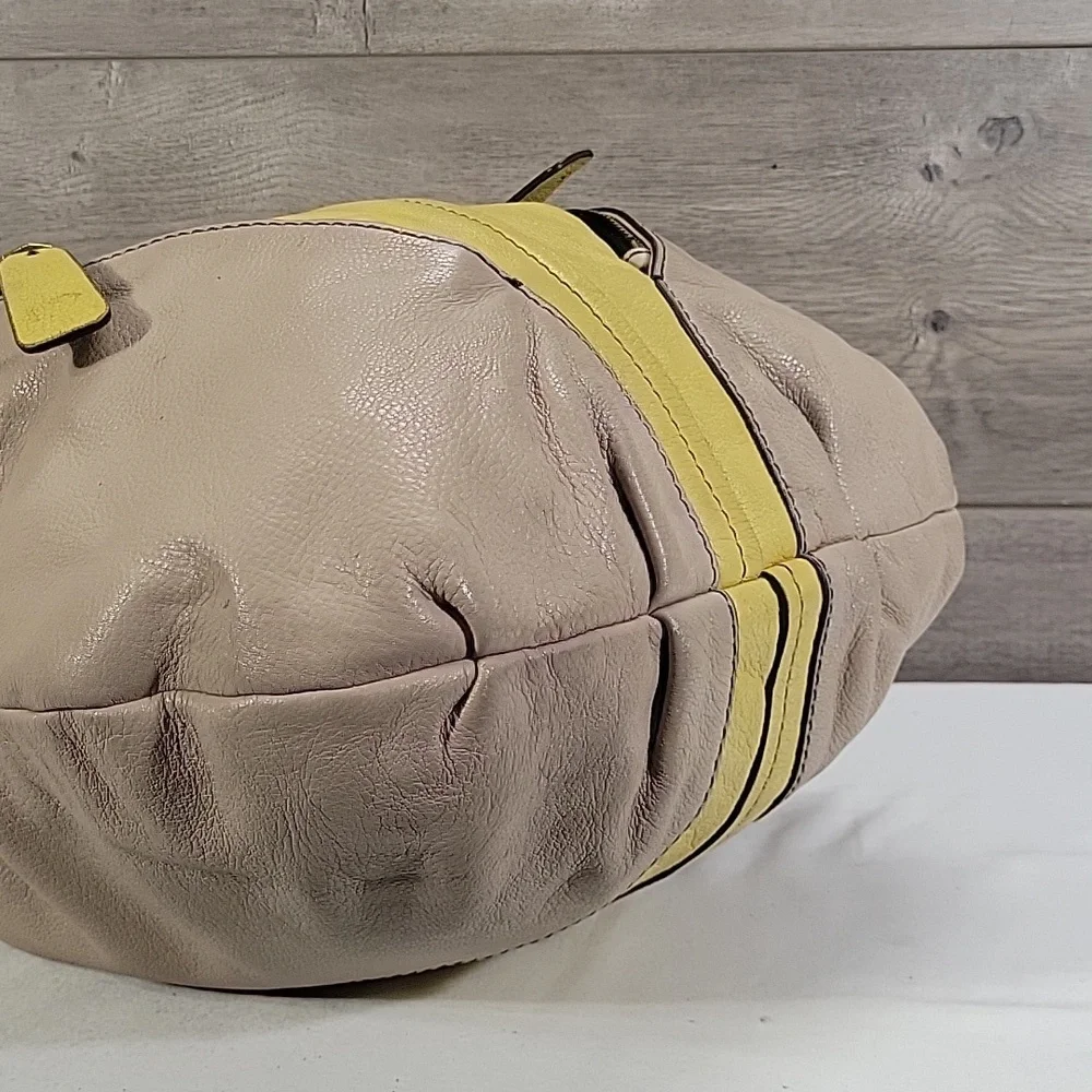 OrYANY Yellow and Tan Leather Bag - Picture 9 of 16